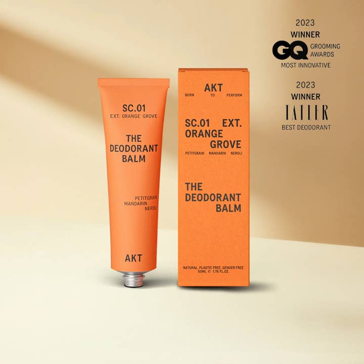 AKT London - Wholesale Deodorant - Unisex - AKT Deodorant Balm SC.01 Orange Grove - aluminum-free, vegan
