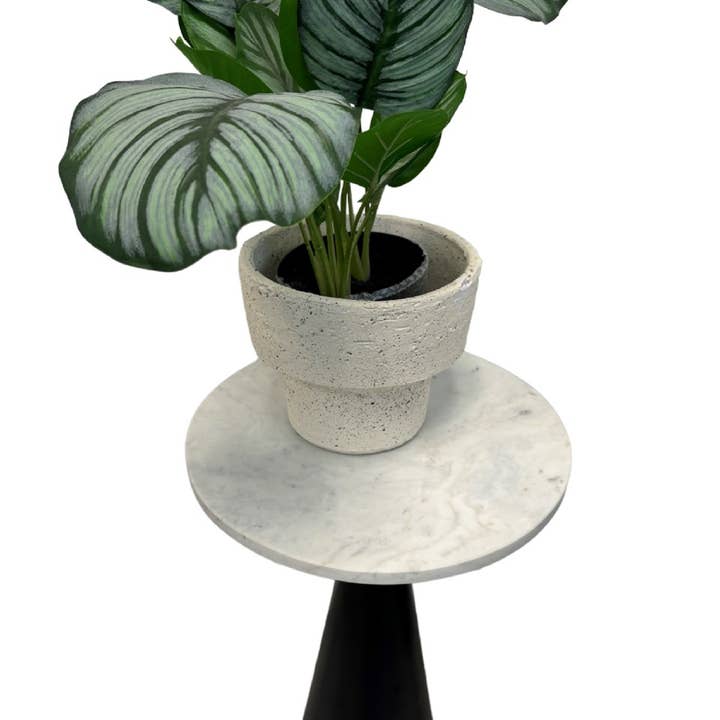 Multi Lg Round Marble Table 13.5"Dia for wholesale on Faire3