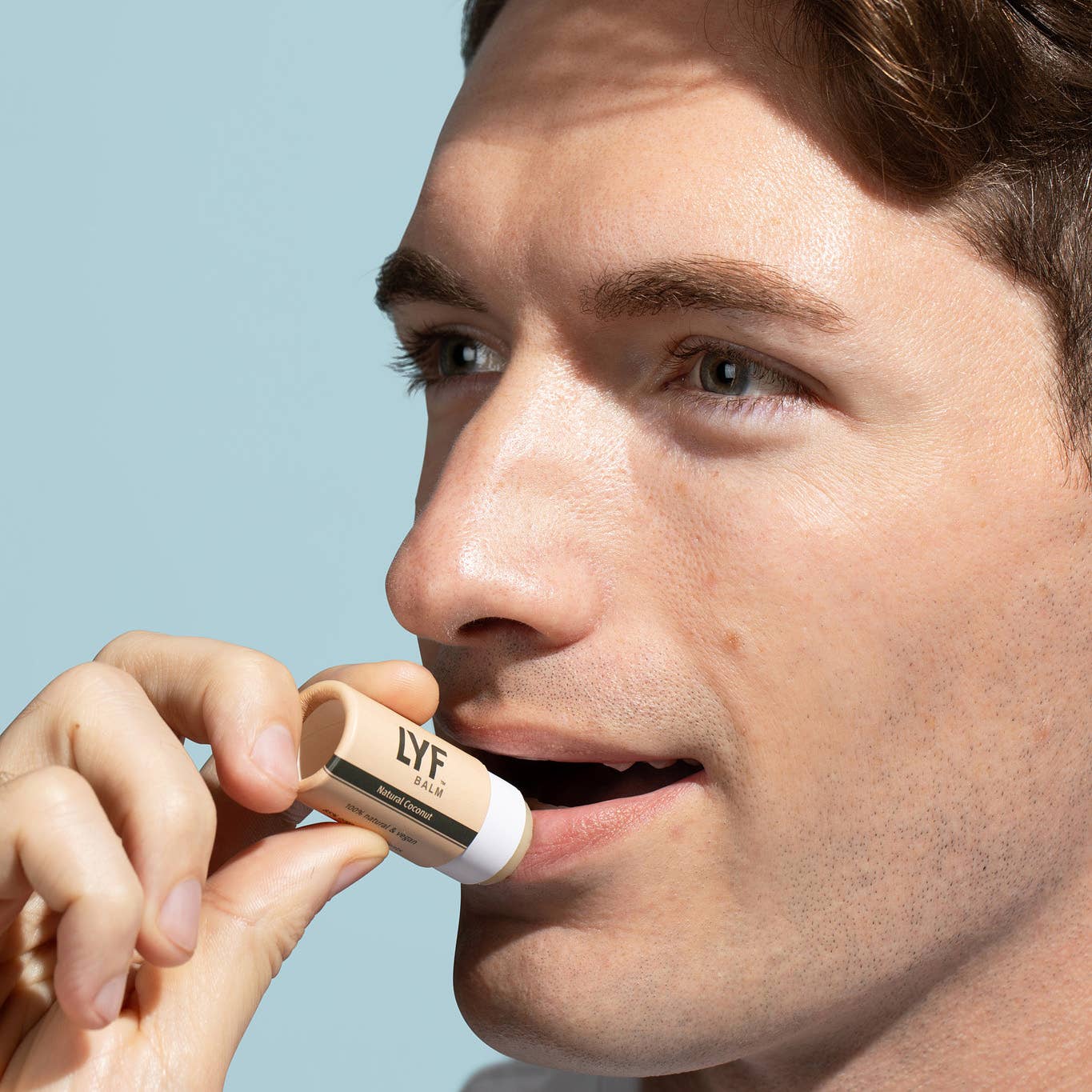 LYF BRANDS - Wholesale Lip Balm - LYF Balm - Luxury Natural Lip Balm - Coconut (tube only)