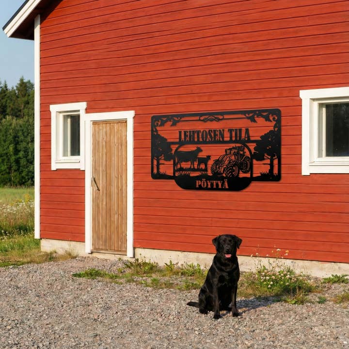 Placa Metálica Valtra Farm por atacado de Teraskyltit.fi