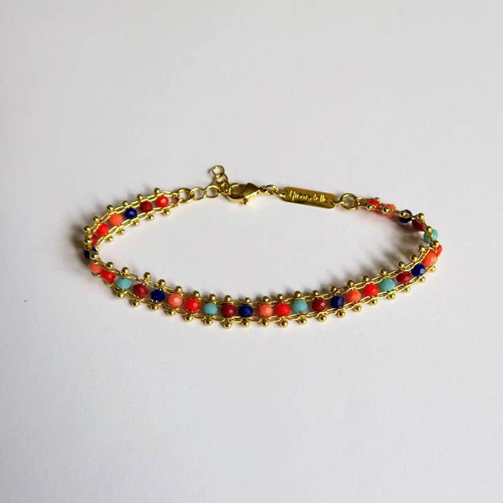 Hirondelle Bijoux - Wholesale Beaded Bracelet - Rainbow bracelet
