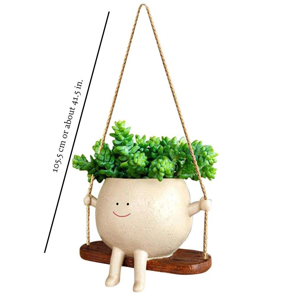 Moderny – wholesale Hanging planter – Smiley Face Hanging Planter4