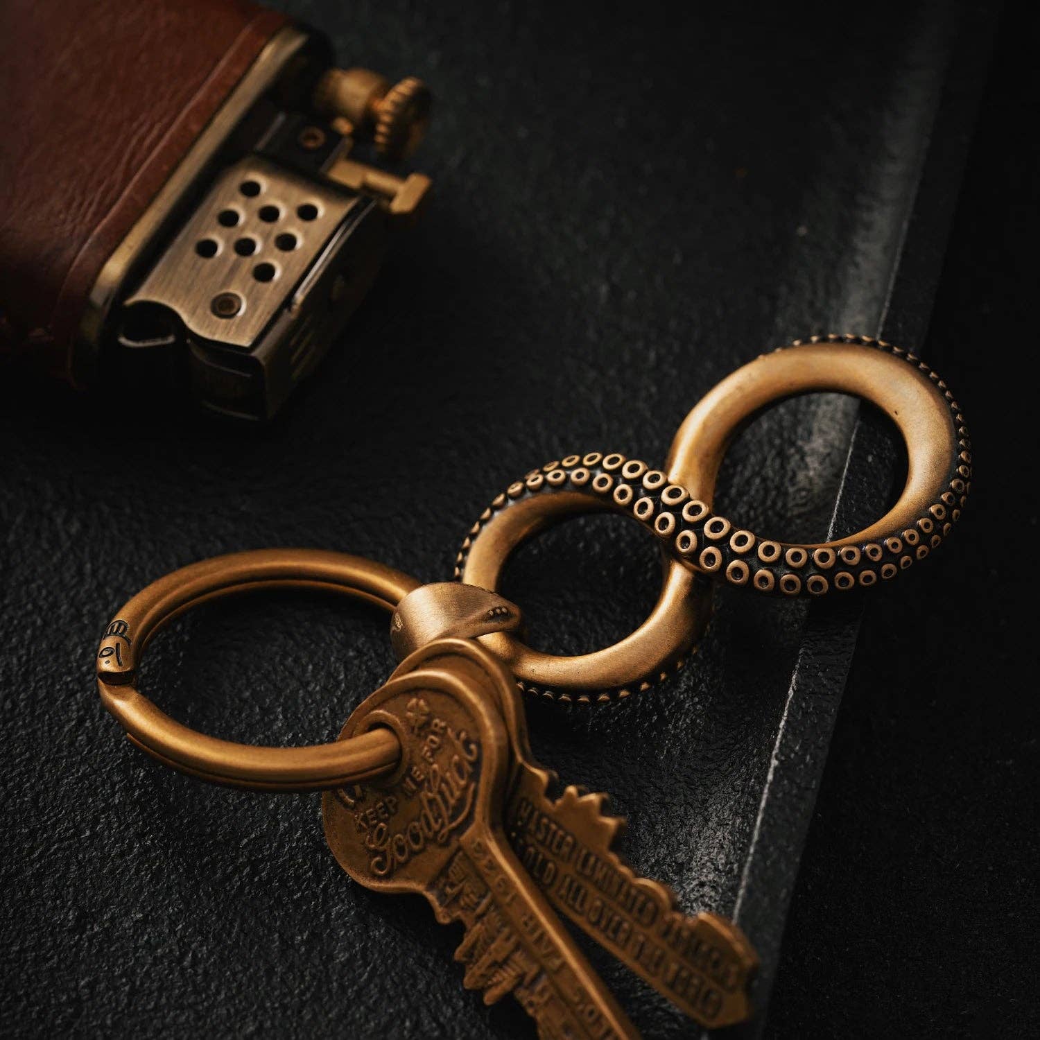 Coppertist.wu - Wholesale Sleutelhanger - Uniseks - Octopus Infinity Sleutelhanger【Verzending over 4 weken】6