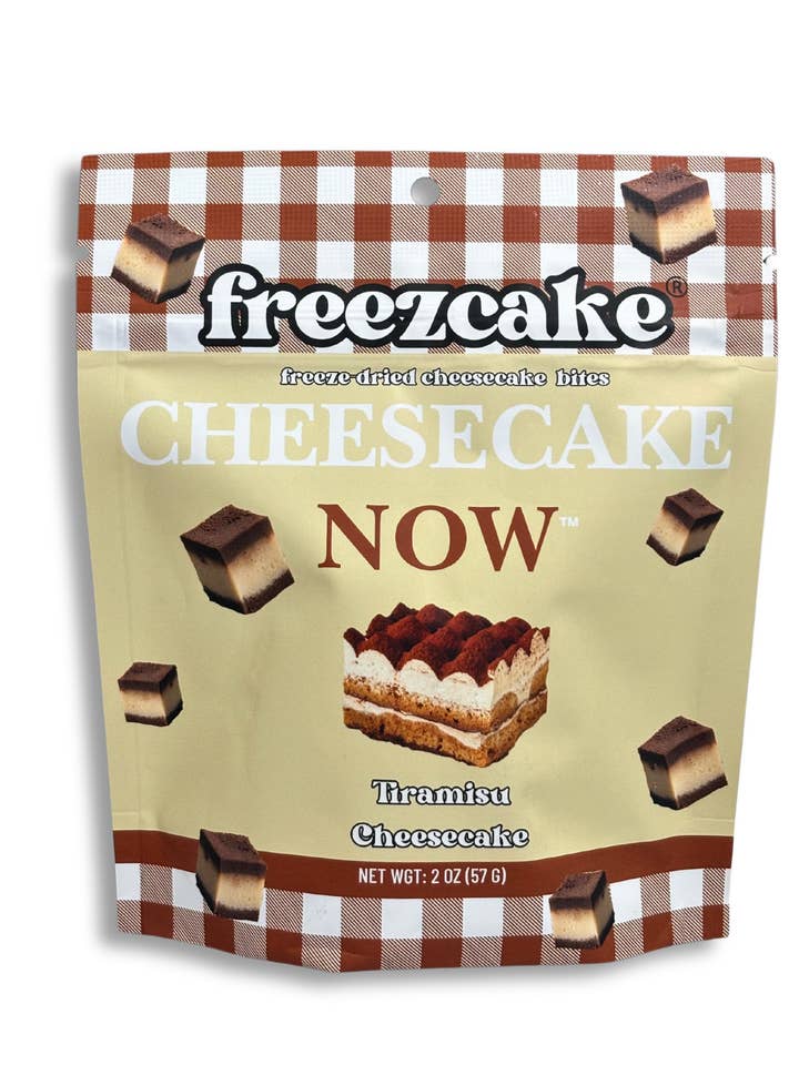 Tiramisu Freeze-Dried Cheesecake Bites for wholesale by Freezcake