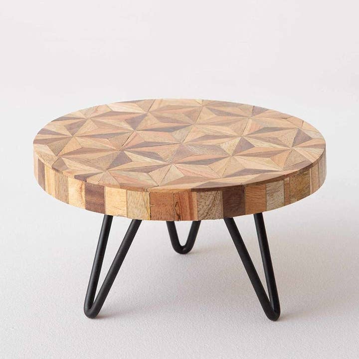 Tuzech Leather – Großhandel Beistelltisch – TUZECH Casa Decor Kuchen-, Pflanzen-, Dekorationsständer für Zuhause, Wohnzimmer, Esstisch.