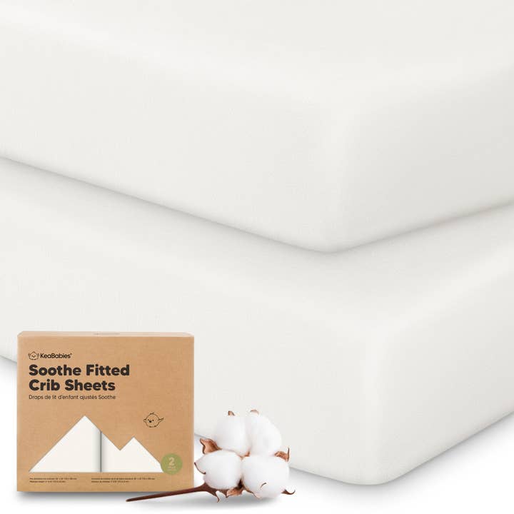 2-pack Organic Cotton Fitted Crib Sheet for wholesale by KeaBabies