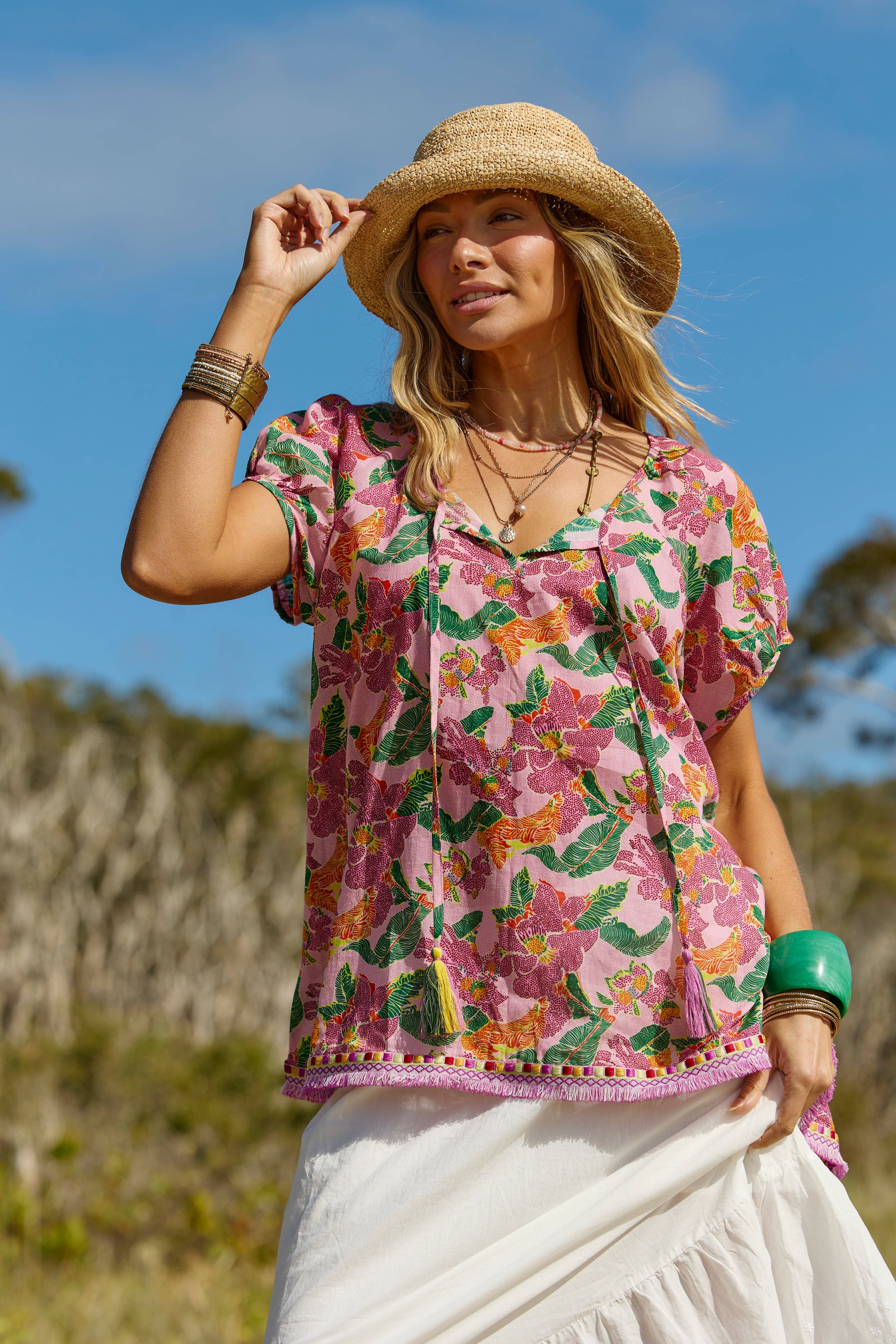 Naudic - Wholesale Blouse – Women’s - Sao Paulo Top Panama