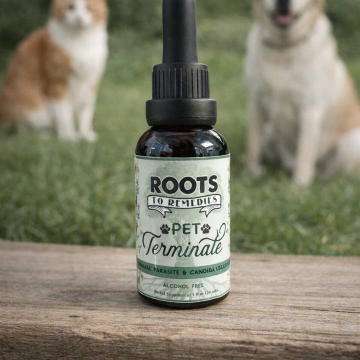 Extracto de Limpieza de Parásitos y Cándida de 1oz para Mascotas para venta al por mayor de Roots To Remedies