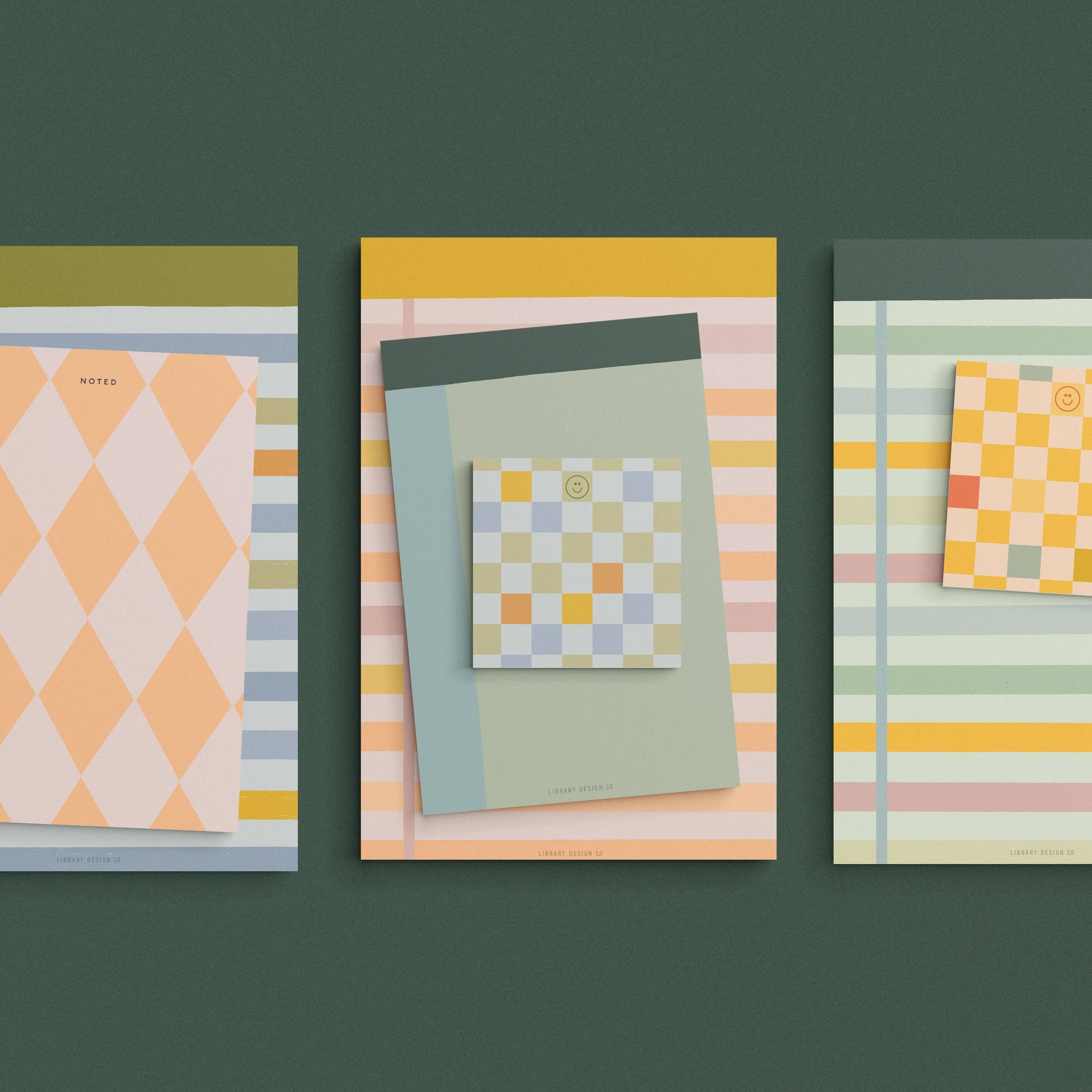 Library Design Co. - Wholesale Notepad - Large Legal Pad Pink2