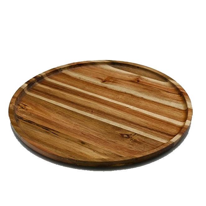 14" Diameter Acacia Round Plate / Platter for wholesale by WILMAX USA