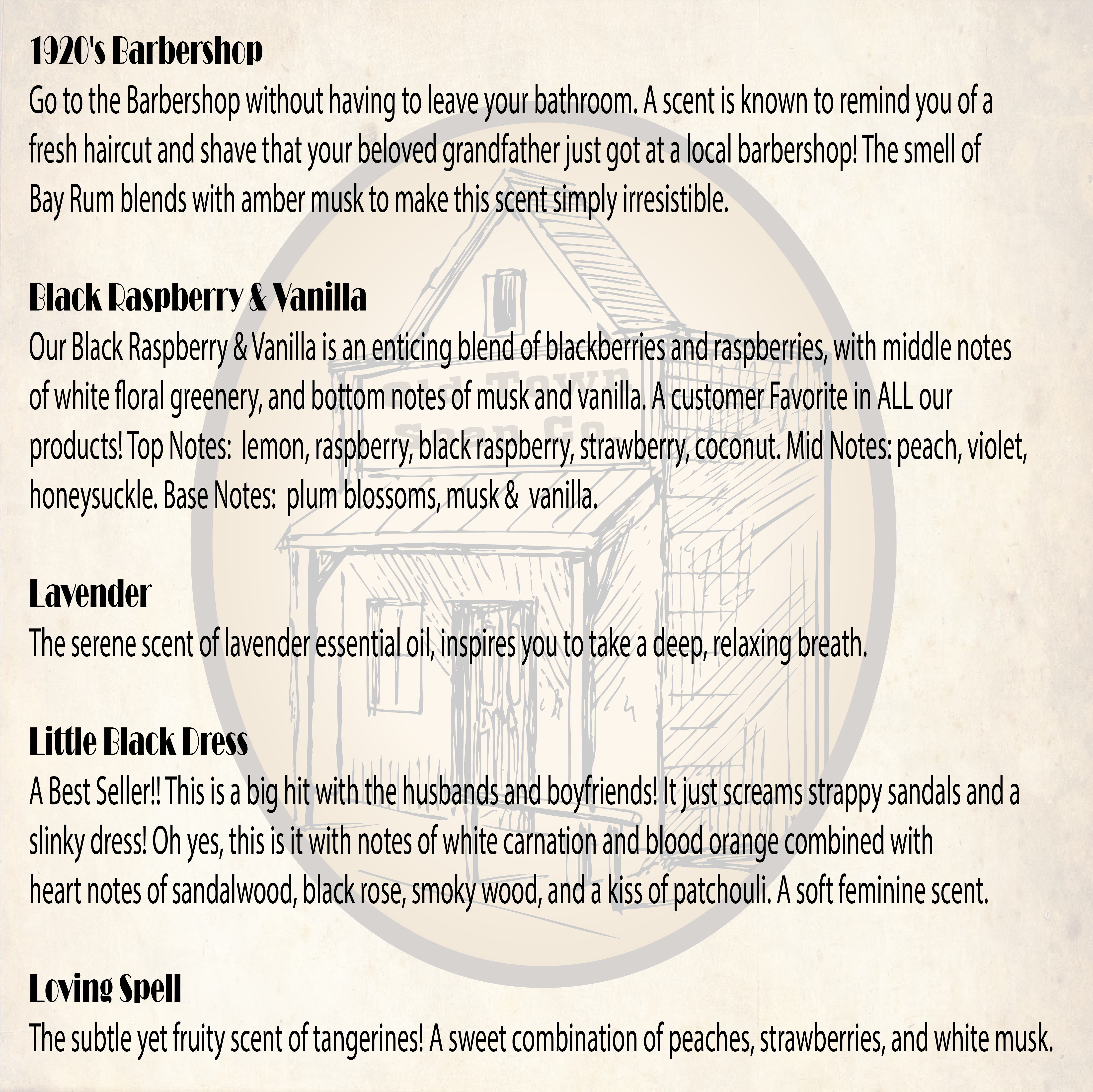 Old Town Soap Co. - Vente Brume/eau visage et corps - Spray Corporel Botanique Hydratant 13 Parfums AUSSI Idéal pour les Cheveux4