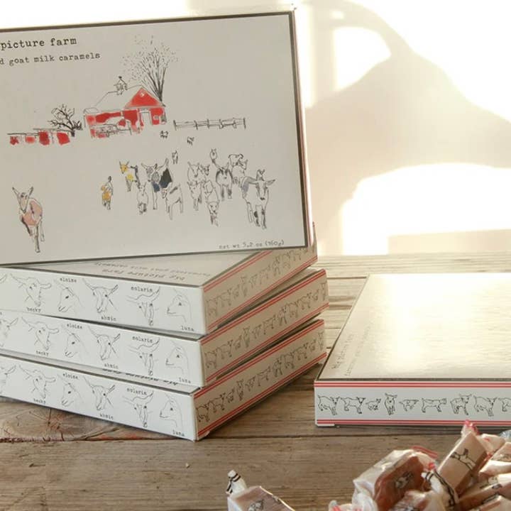 Big Picture Farm - Wholesale Caramel - Storyboard Goat Milk Caramel Gift Box