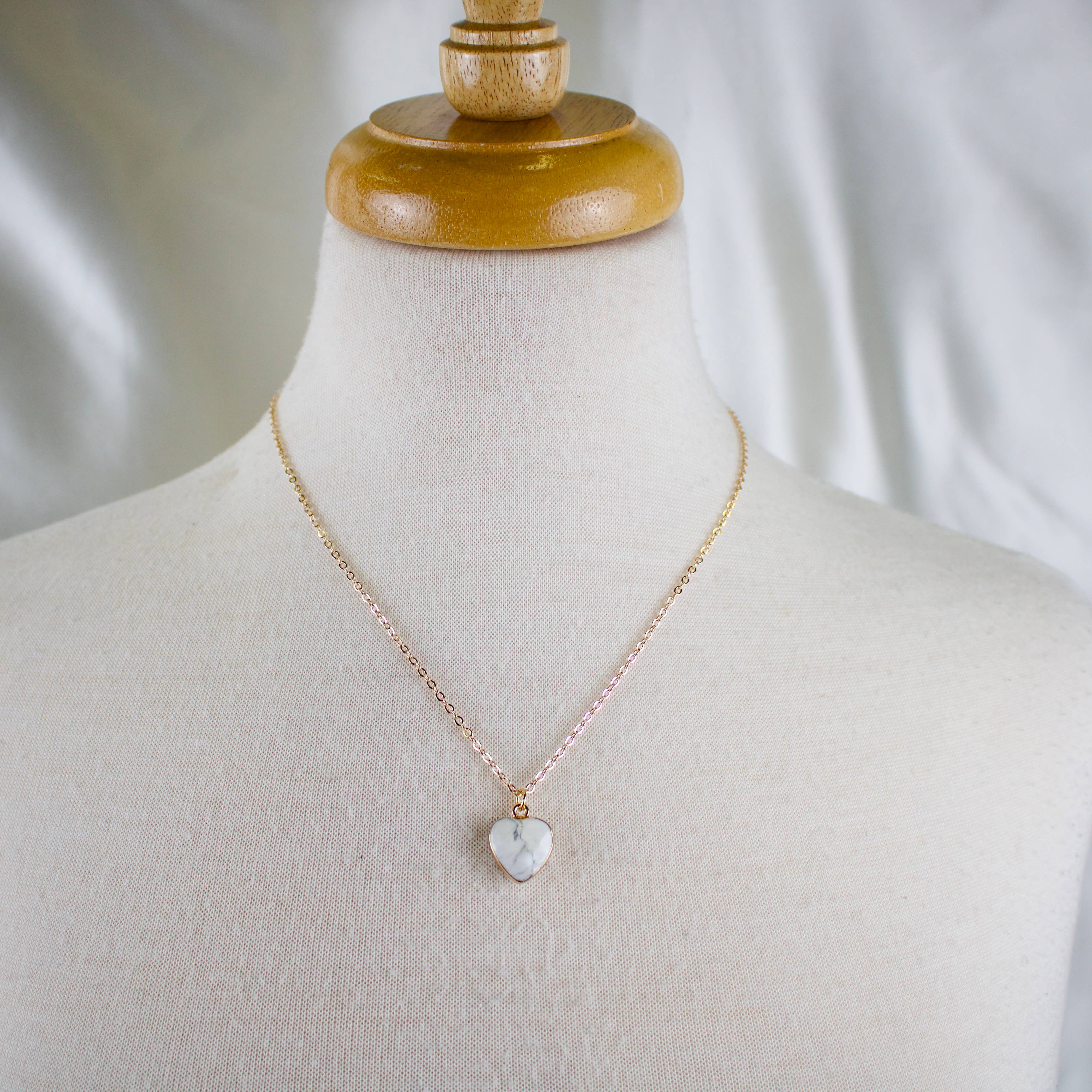 TISH jewelry - Wholesale Pendant/Charm Necklace - Celeste // Crystal Heart Necklace3