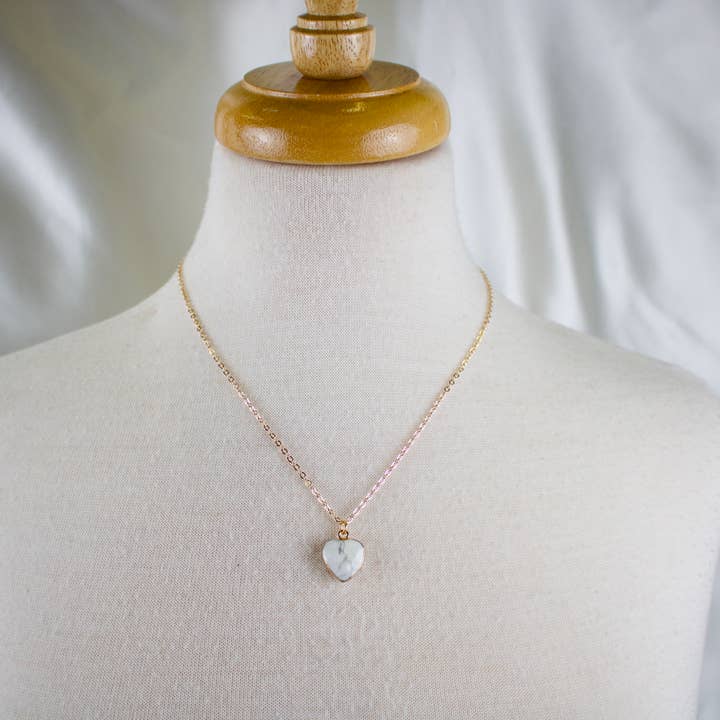 TISH jewelry - Wholesale Pendant/Charm Necklace - Celeste // Crystal Heart Necklace3