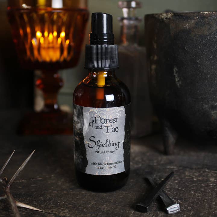 Shielding Ritual Spray • Crystal Infused • Witchcraft for wholesale by of Forest and Fae