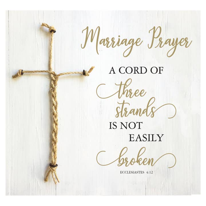 Abbey + CA Gift - Wholesale Plaque - Cord of Three Strands Plaque1