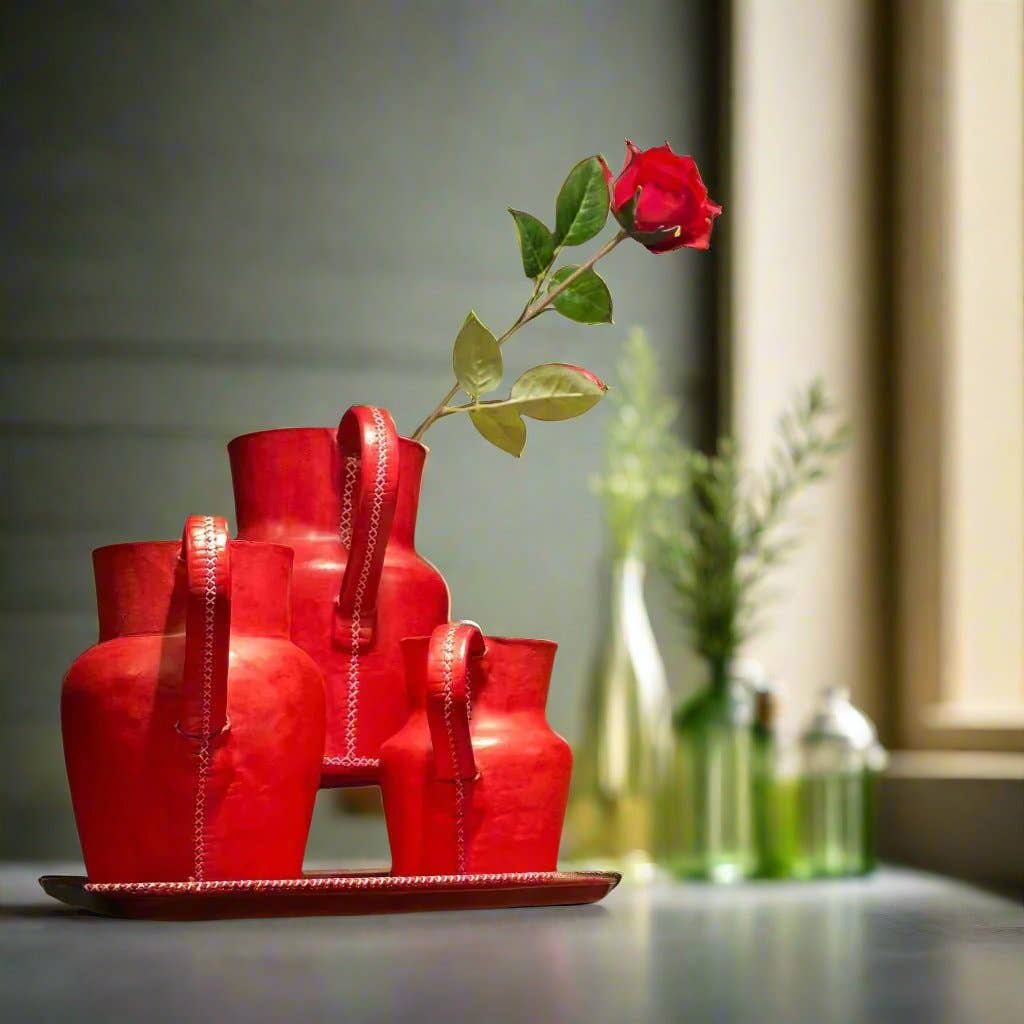 Bati Goods – Jarra por atacado – Sangria | Garrafa de couro 9"6