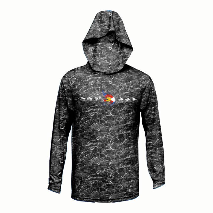 Moletom FlyCo Sun - Mossy Oak Preto por atacado de Colorado Pure Designs