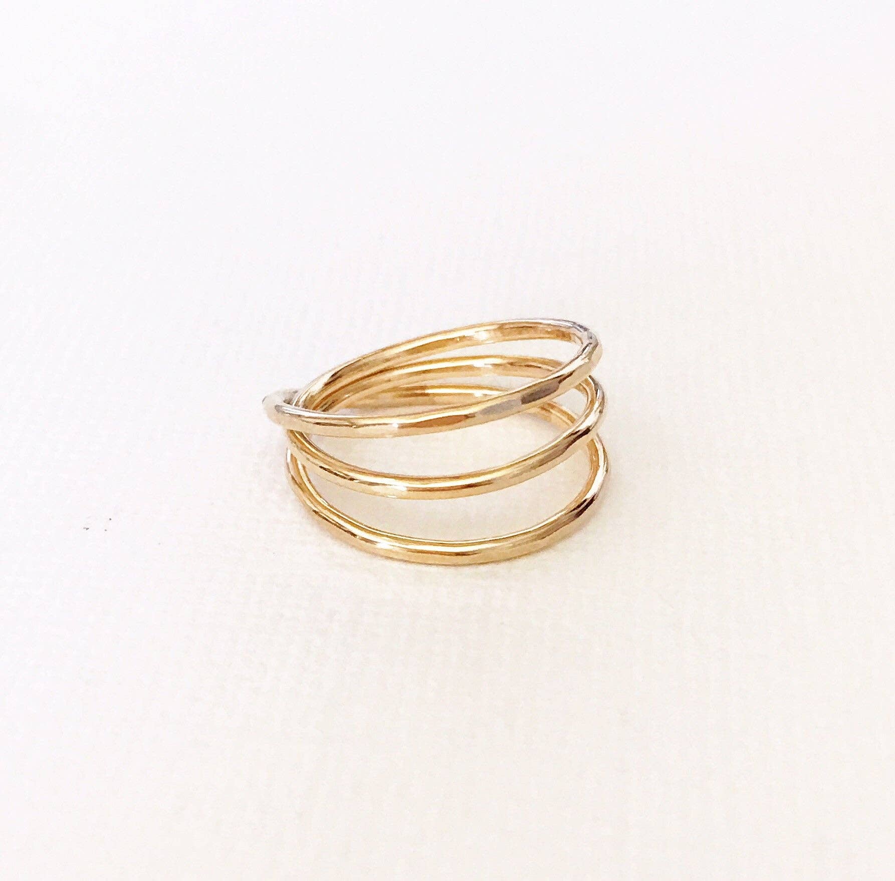 Maimoda Jewelry - Wholesale Band/Stacked Ring - Ring Sharla - triple wraps ring (R155)2