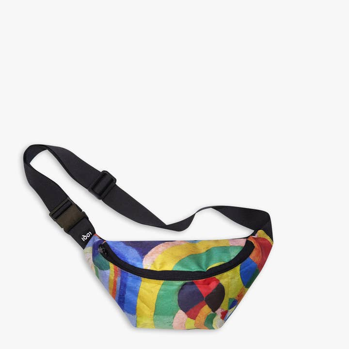 ROBERT DELAUNAY Circular Forms Recycled Bumbag for wholesale by LOQI LLC
