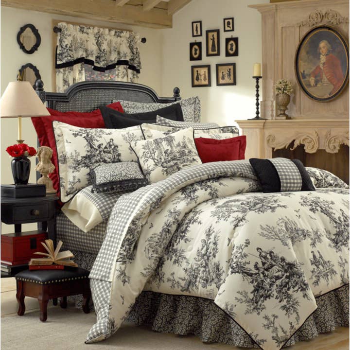 Bouvier Black Comforter Only for wholesale by Thomasville at Home