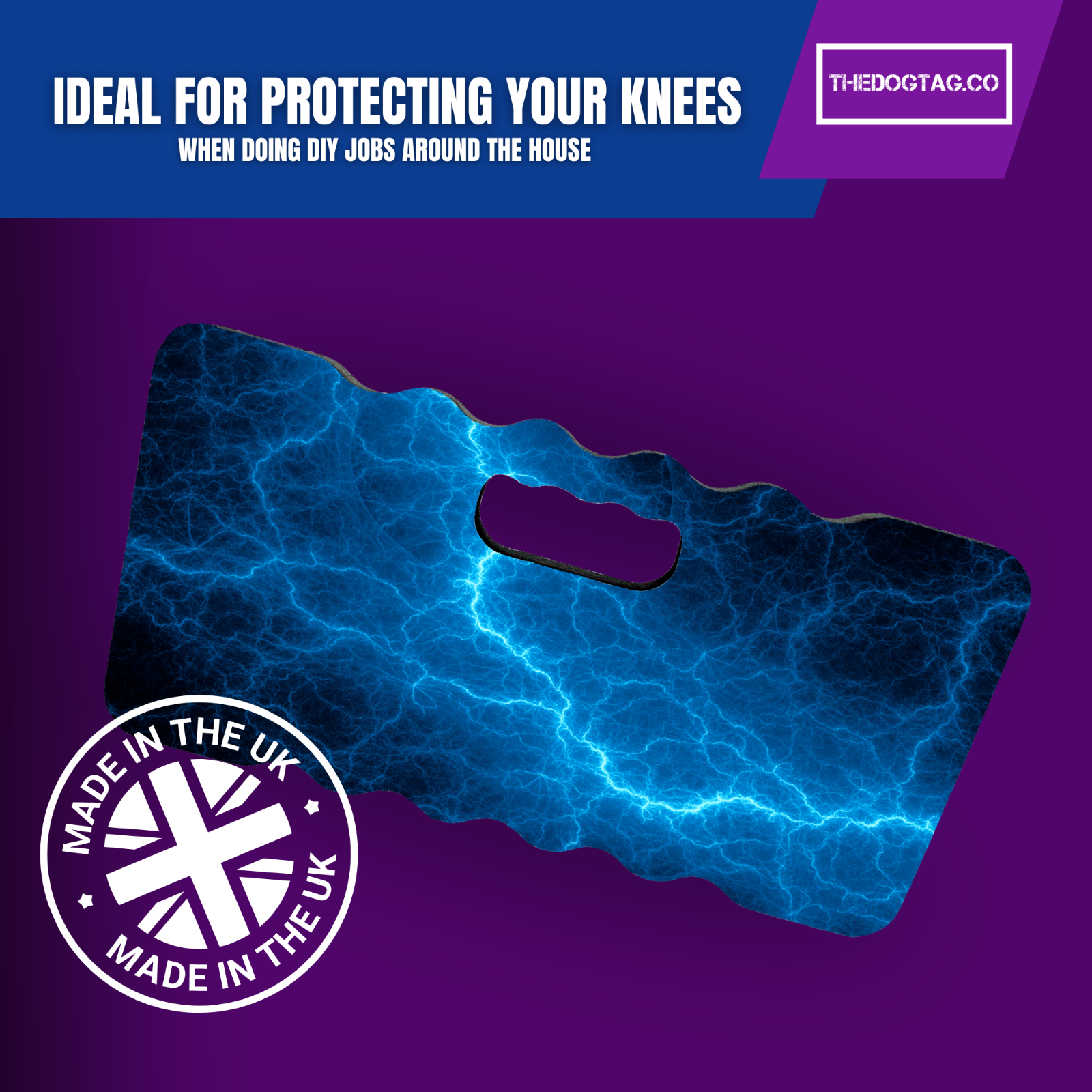 TheDogTagCo – wholesale Gardening kneeling pad – PERSONALISED Kneeling Pad Custom Photo Text Logo Durable UK2