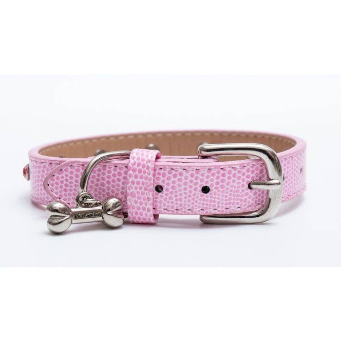 PetLondon - Wholesale Pet Collar - Dog - Crystal Rivet Dog Collar Cotton Candy Pink