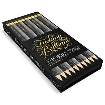Chronicle Books - Wholesale Pencil - Fucking Brilliant Pencils