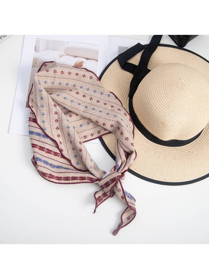 Scarvii - Vintage Embroidered Triangle Scarf for wholesale by Funkyrel® Atzbranding Limited