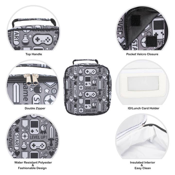 Magnolia - Wholesale Backpack - Kids - Gamer Backpack & Lunchbag Set2