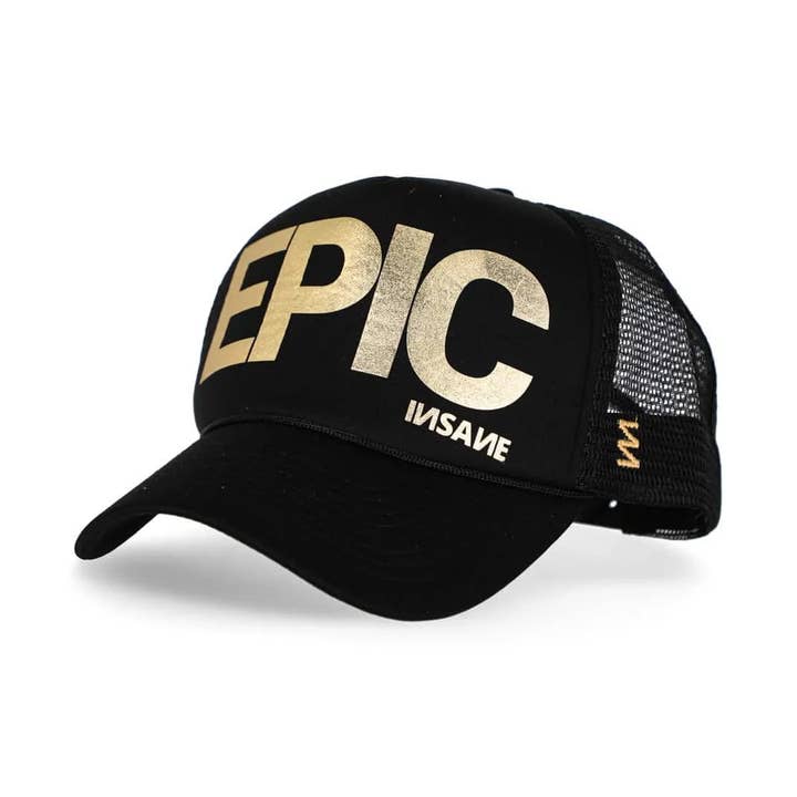 GORRA EPIC TRUCKER BLACK & GOLD para venta al por mayor de INSANE