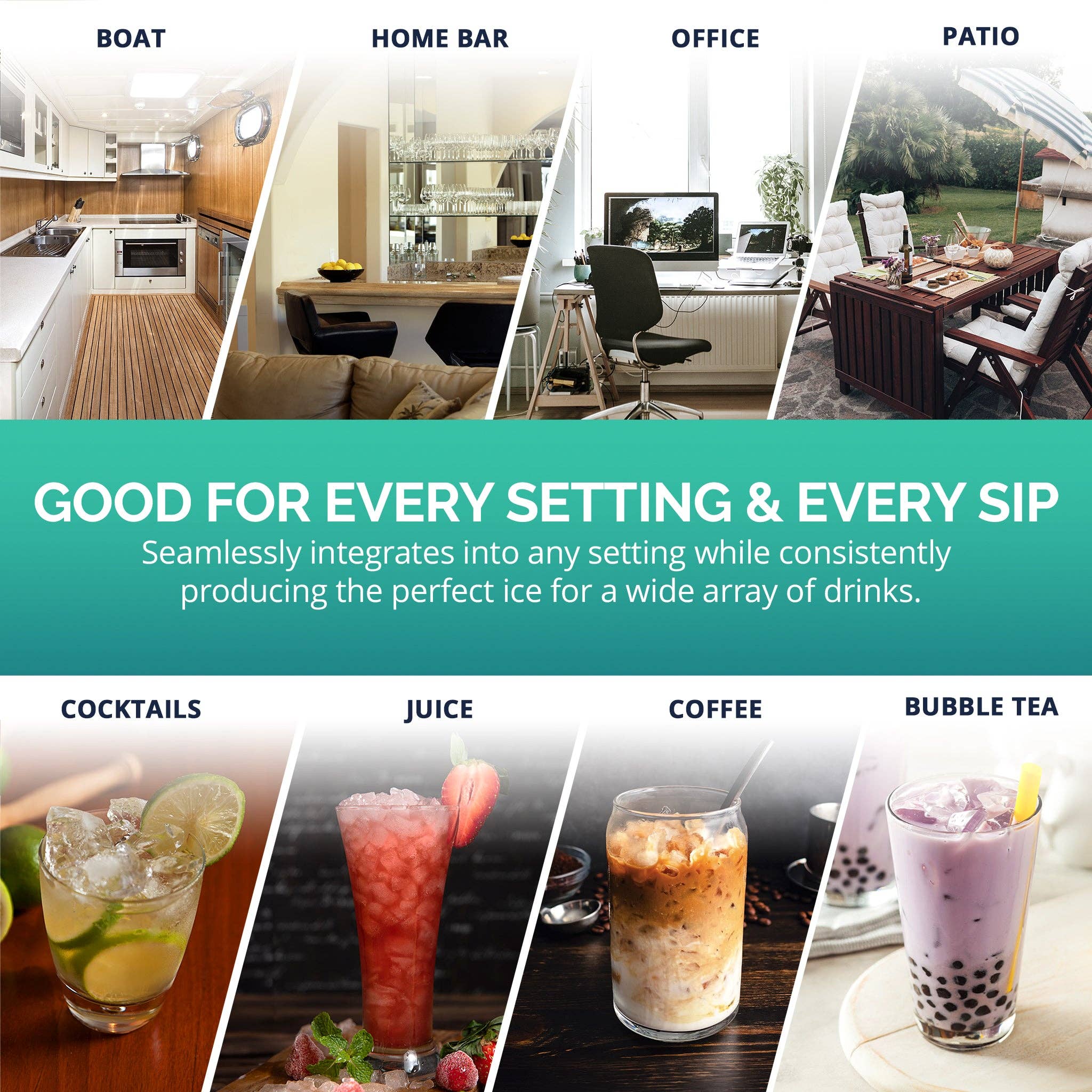 Newair - Vente Appareils électroménagers - Machine à glaçons de comptoir Luma®. Nugget Ice, 44 lb/jour - Acier inoxydable noir6