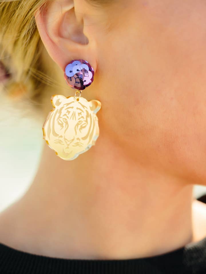 Sequin Tigers for wholesale by TLD Designs