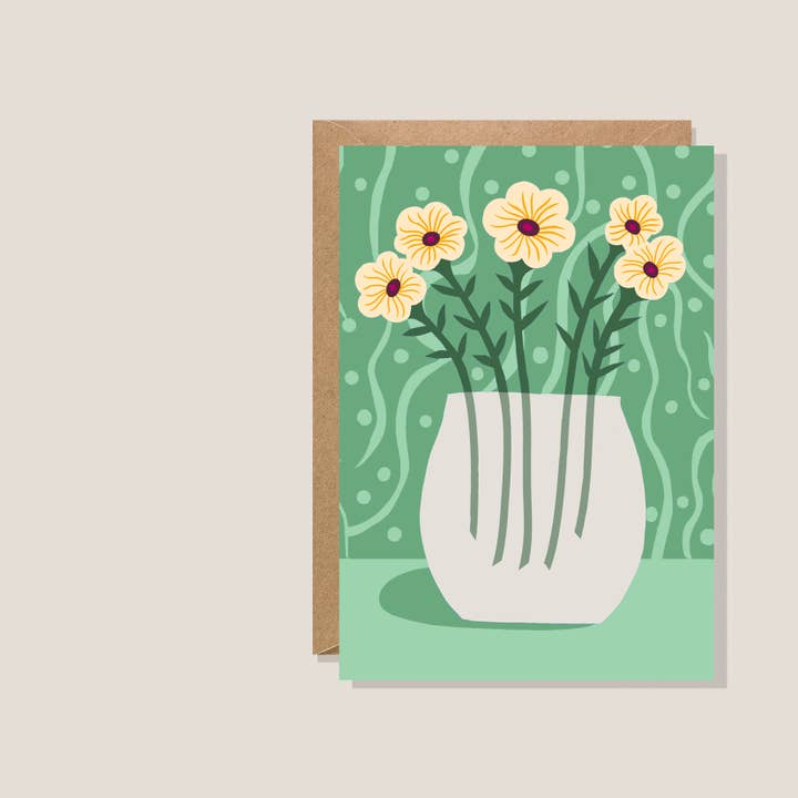 La Tarjeta de Felicitación La Sala Verde para venta al por mayor de Kiran Ravilious