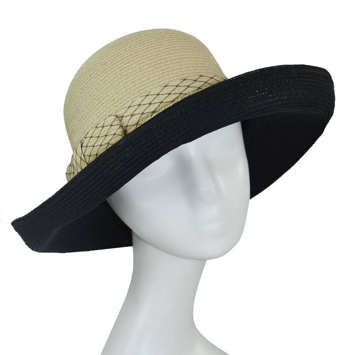 Chapéu de sol de dois tons Blaire por atacado de Dupatta Designs