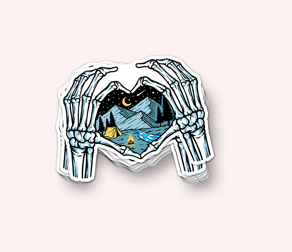 Lucky Dog Design Co. - Wholesale Sticker - Adventures + Skulls Vinyl Stickers2