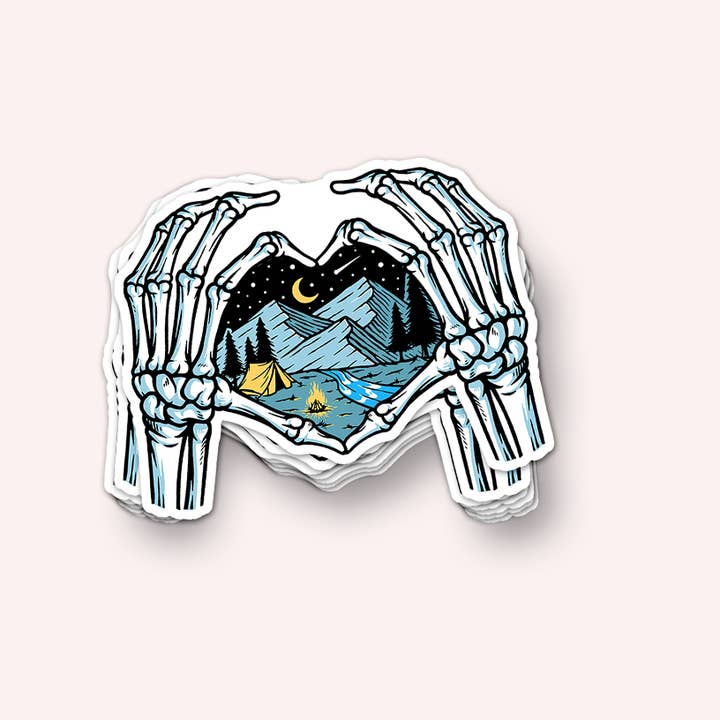 Lucky Dog Design Co. - Wholesale Sticker - Adventures + Skulls Vinyl Stickers2