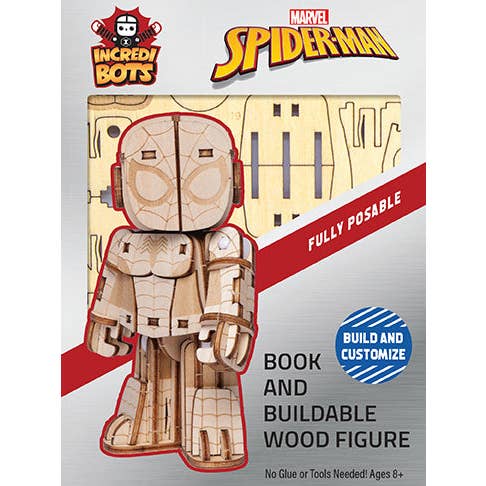 Insight Editions - #1 Pop Culture Publisher - Vente Kit de bricolage – enfant - IncrediBuilds : IncrediBots : Marvel : Spider-Man