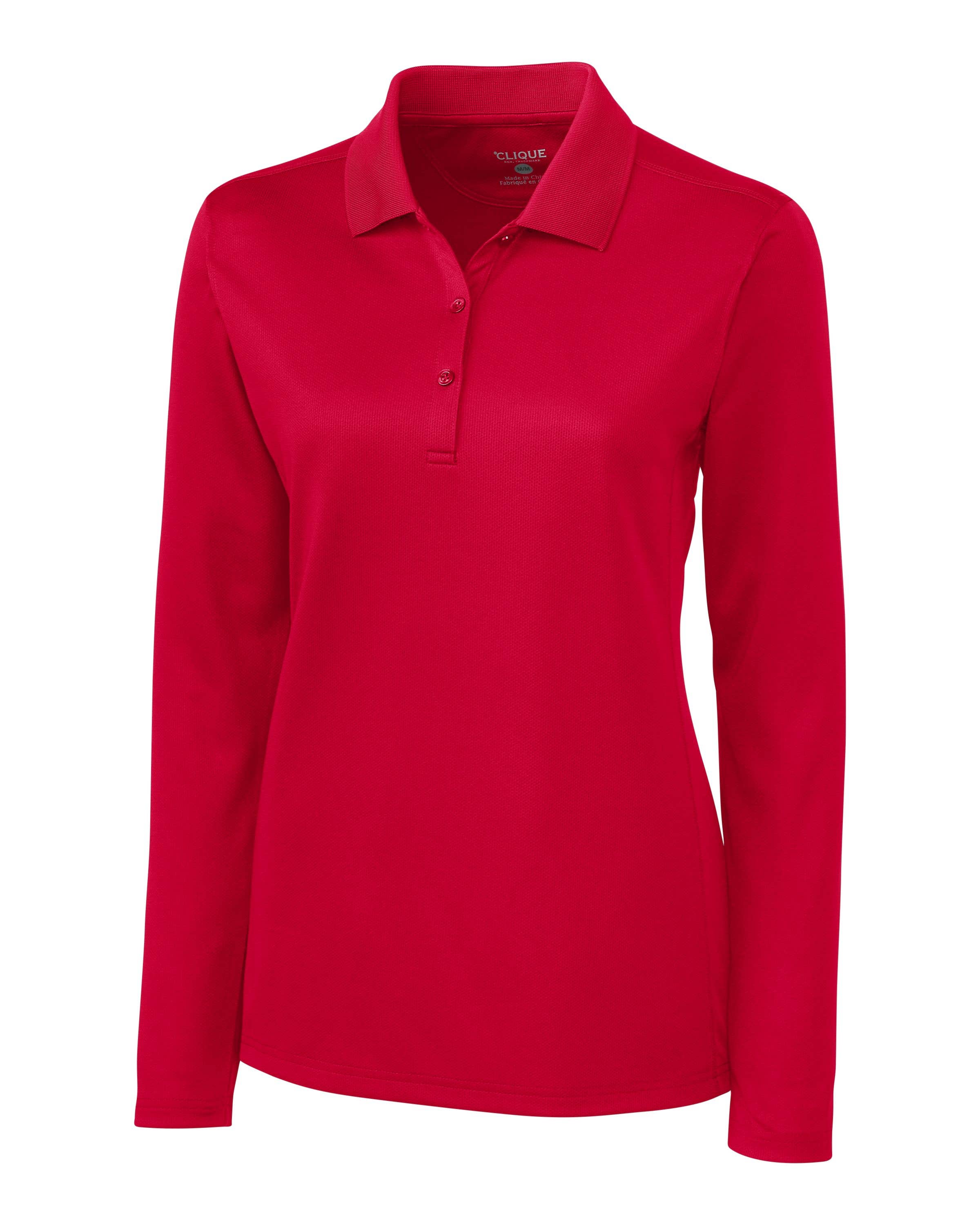 Cutter & Buck - Wholesale Polo - Women's - Clique Ice Pique Long Sleeve Tech Womens Polo2