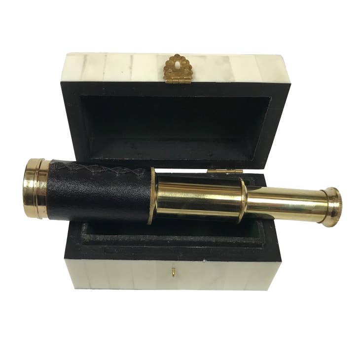 2-1/4 Solid Polished Brass Pocket Compass with Screw-On Lid