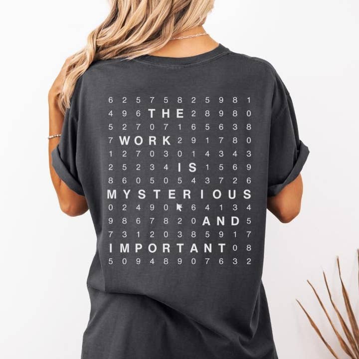 TheKingShirt - Wholesale Graphic Sweatshirt - Women's - Mysterious Work Appreciation Tee - Lumon Industries Gift