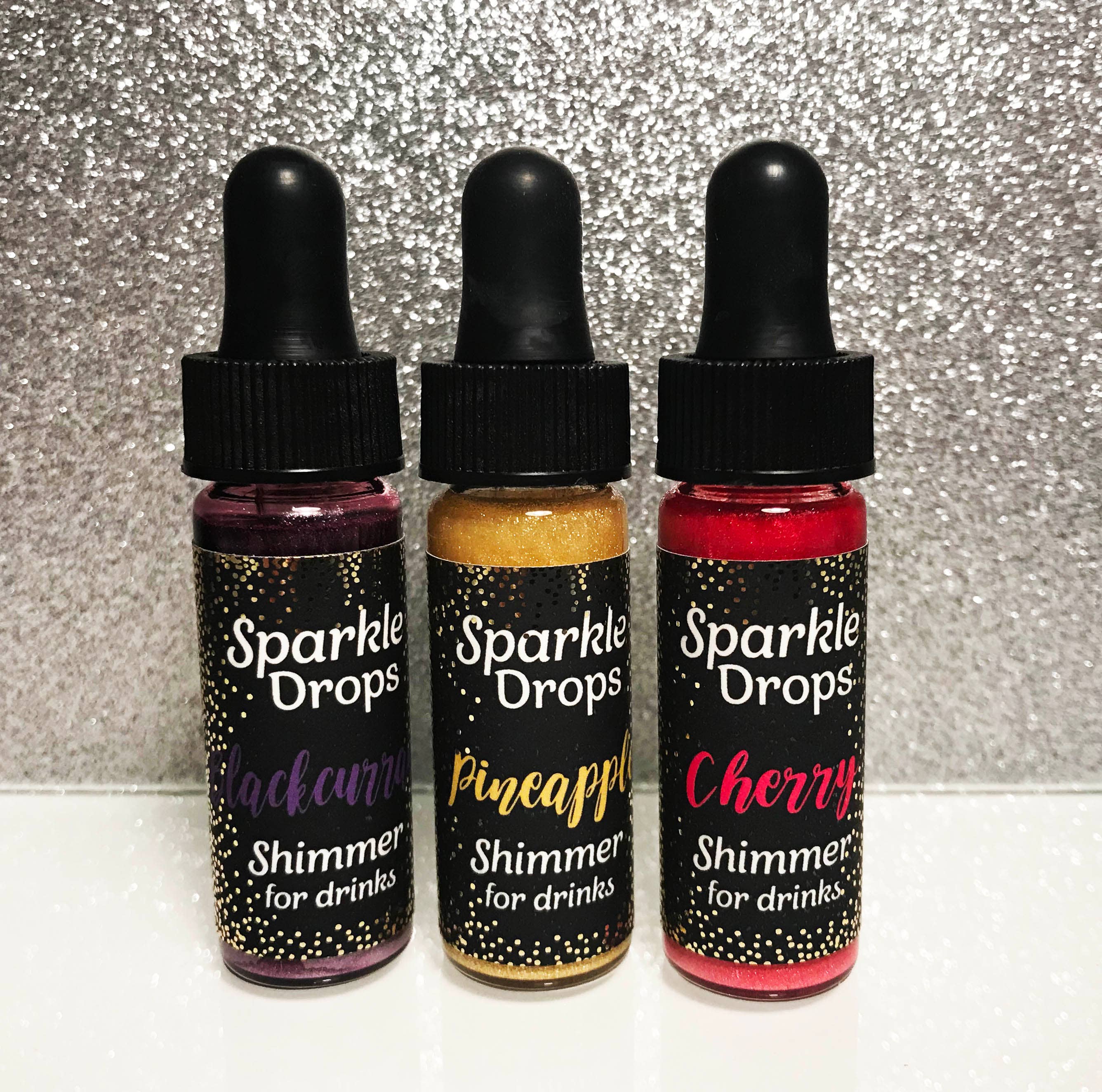 Sparkle Drops - Wholesale Cocktail Mix/Syrup - Sparkle Drops Shimmer Syrup 10ml - 6-8 servings, 25 Flavours0