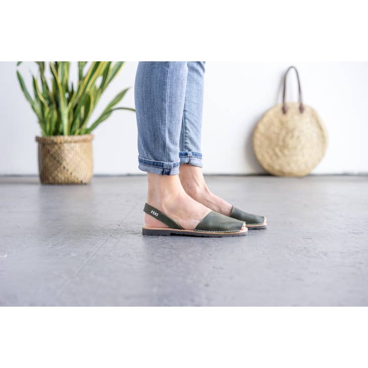 Pons - Wholesale Sandals - Women's - Pons Shoes - Classic Women - Forest Green3