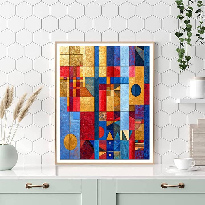 Artistry Rack – wholesale DIY-pysselkit – Wassily Kandinsky-inspirerade kulturella mönster - Gör-det-själv-måla-efter-nummer-kit