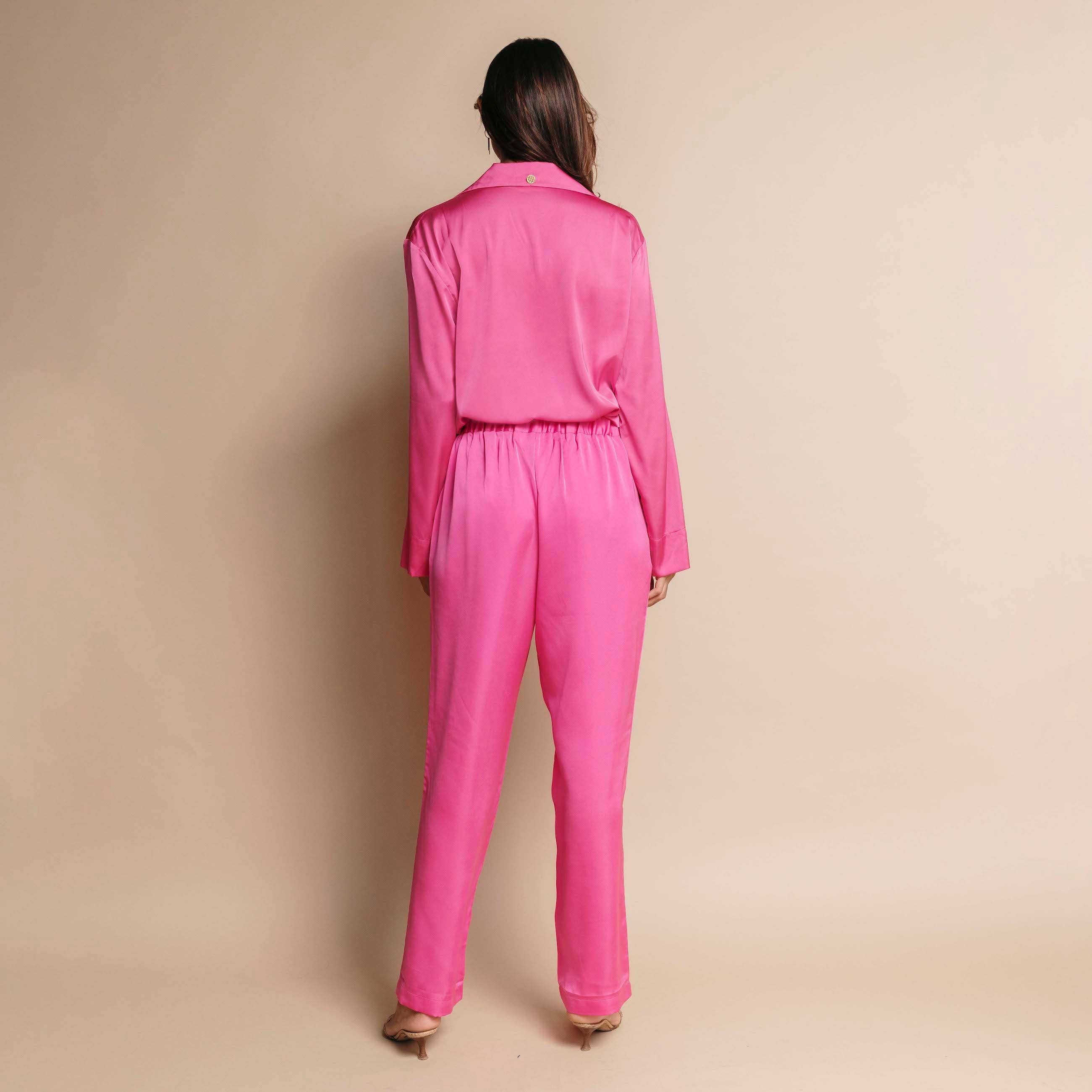 Montserrat New York - Wholesale Top & Pant Set (NOT Loungewear) - Women's - The Co-ord Set in Fuchsia3