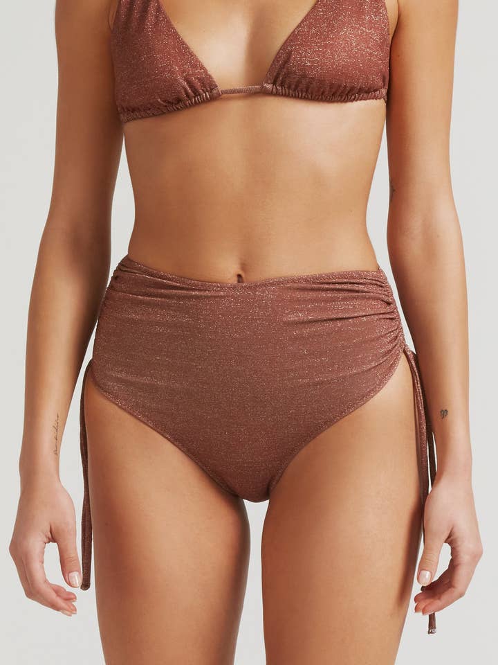 Robin – wholesale Bikiniunderdel - Dam – Hög midjetrosa Lion's Head0