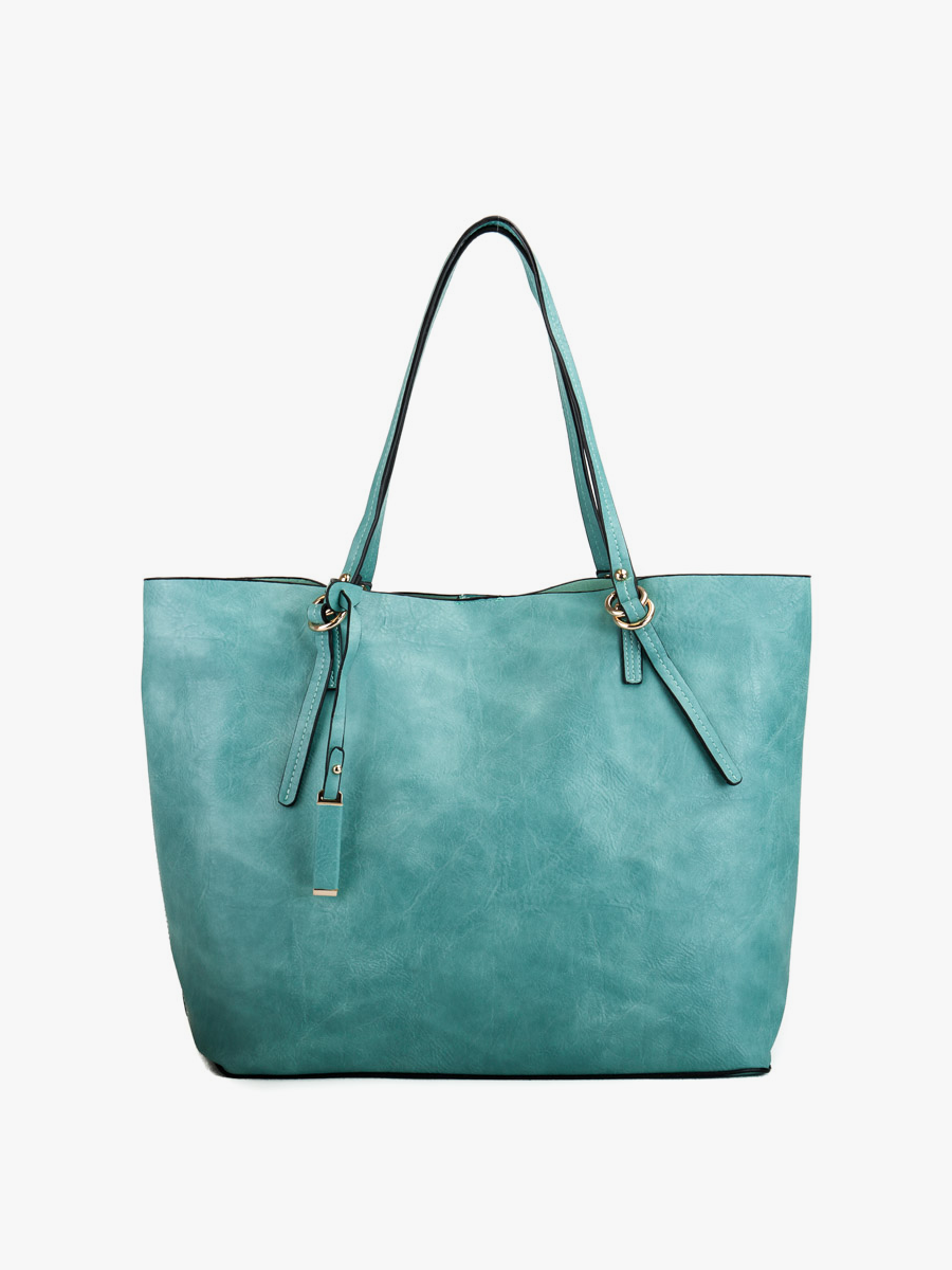Jen & Co. – wholesale Bärkasse - Dam – M1614 Iris Monogrammable 2-i-1 Tote Bag2