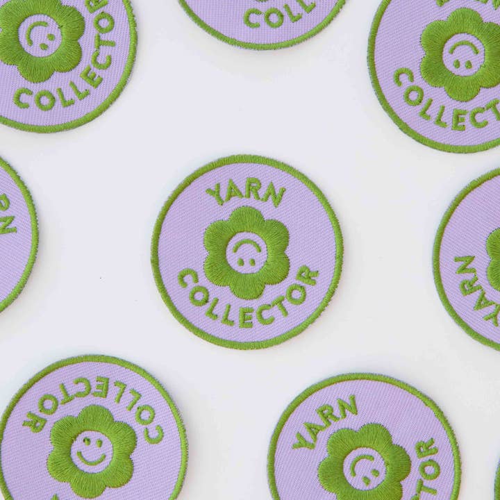 Sarah Hearts - Wholesale Patch - Yarn Collector Iron-On Patch1