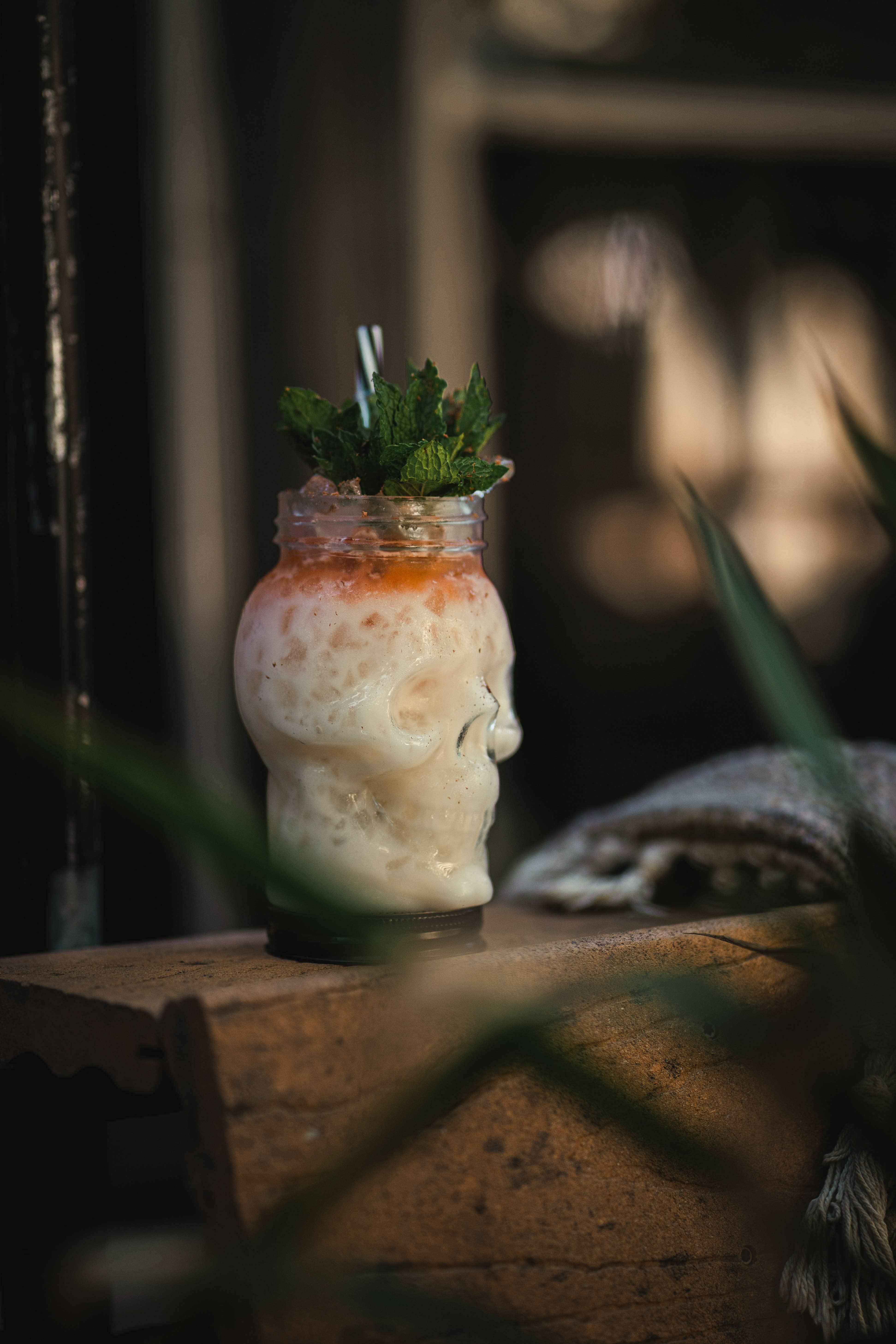 Hospitality Glass - Vendita all'ingrosso Barattoli - Barattolo da 17,5 oz a forma di teschio3