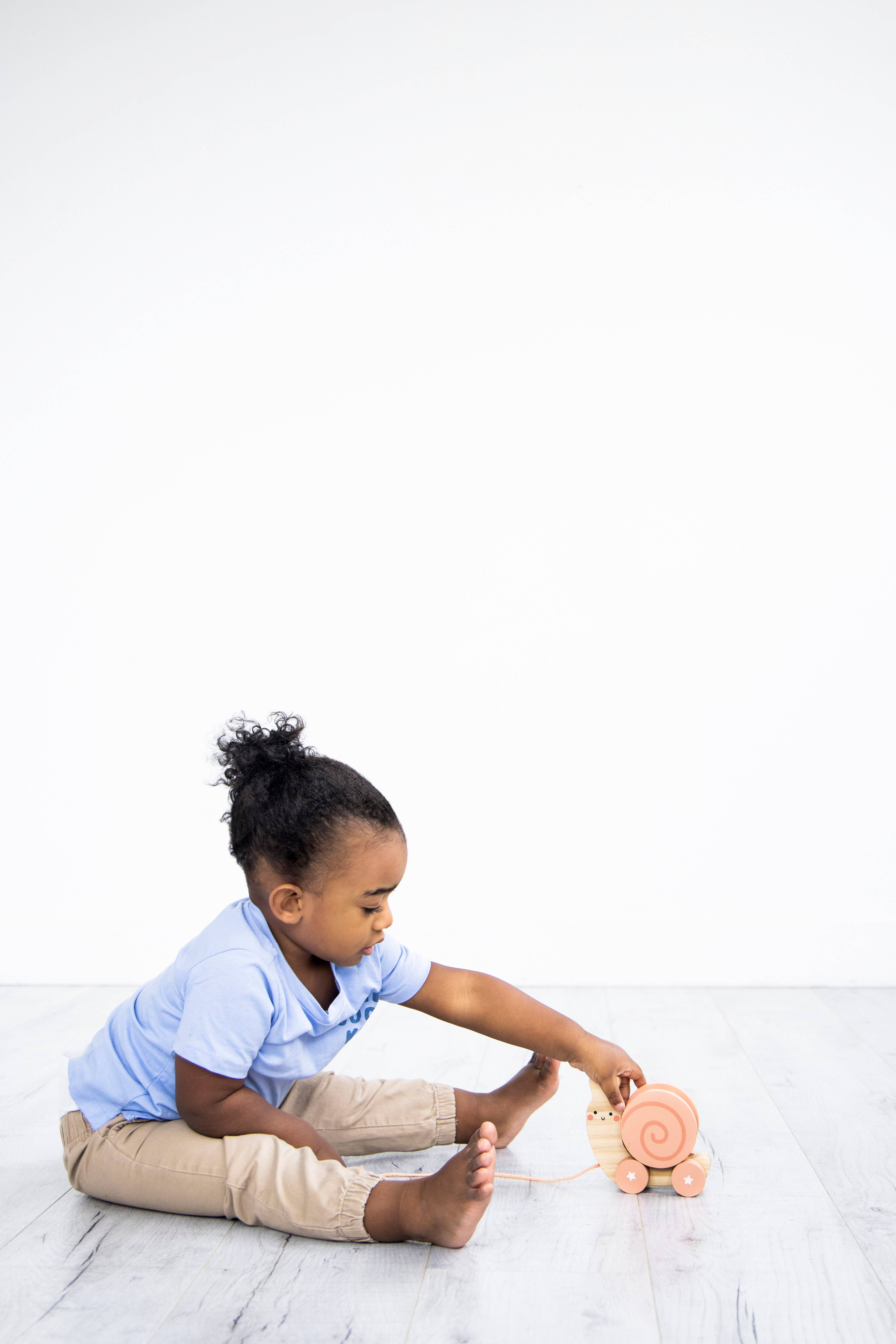 Pearhead - Wholesale Wood Toy - Kids - Snail Wooden Pull Toy, Rattle Shell, Baby or Toddler Toy5